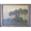 Image 2 : Oil Painting on Canvas “Evening-Belgium” by Belgian Artist Charles Warren Eaton (1857–1937) Framed &
