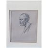Image 2 : Portrait of a Man, Engraving, Signed by Artist Arthur William Heintzelman (1891-1965), Framed & Matt