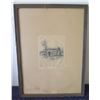 Image 1 : Engraving “#84 Lincoln’s Birthplace” Signed R. Pearson Jan ‘15, Framed & Matted 15"x20"