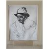 Image 2 : Portrait of a Man with Hat, Engraving, Signed by Artist Arthur William Heintzelman (1891-1965), Fram