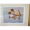Image 2 : “Cooling Off” Signed by Artist Lucelle Raad, Ltd. Edition Offset Lithograph 286/950, Framed & Matted