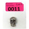 Image 1 : 1 Oz. .9999 Bismuth 3D Skull Bar