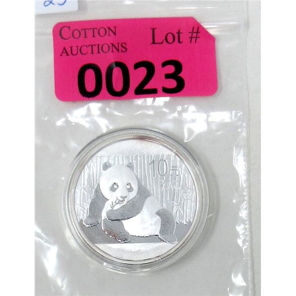 30 Gram .999 Silver 2015 10 Yuan Panda Coin