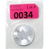 Image 1 : 1 Oz. .9999 Silver 2019 Canadian Maple Leaf Coin