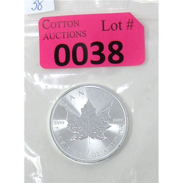 1 Oz. .9999 Silver 2022 Canadian Maple Leaf Coin