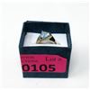 Image 2 : 2.85 CT Blue Topaz & Diamond Dinner Ring