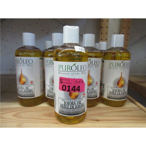 5 x 473 ml Puroleo Cold Pressed Jojoba Oil