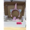 Image 1 : 5 New Children's Unicorn Headphones