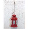 Image 1 : Metal Hurricane Candle Lantern with Chain