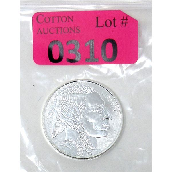 1 Oz. .999 Silver  Buffalo/Liberty Round