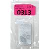Image 1 : 1 Oz. .9999 Fine Silver "James Bond 007" Bar