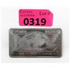 Image 1 : 1 Oz. .999 USA Mint Titanium Buffalo Bar