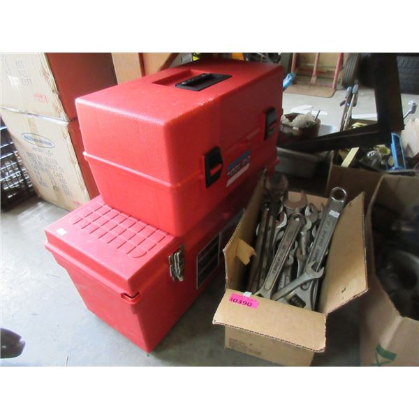 Box of Tools and 2 Tool Boxes