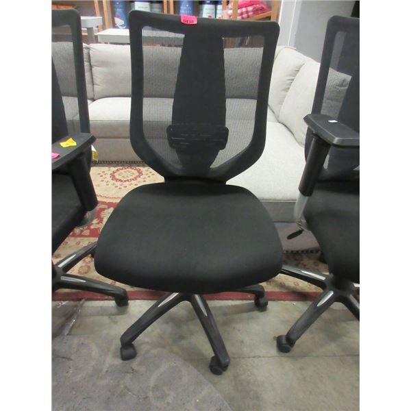 New Black Office Chair with Adjustable Lumbar