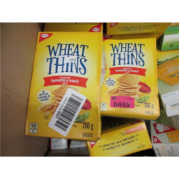 40 x 200 g Boxes of Wheat Thins Crackers