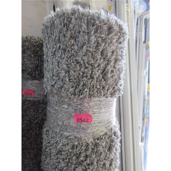 5' x 7' Grey Speckled Shag Area Carpet