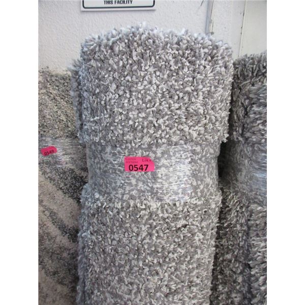 5' x 7' Grey Speckled Shag Area Carpet