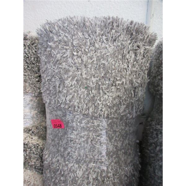 5' x 7' Grey Speckled Shag Area Carpet