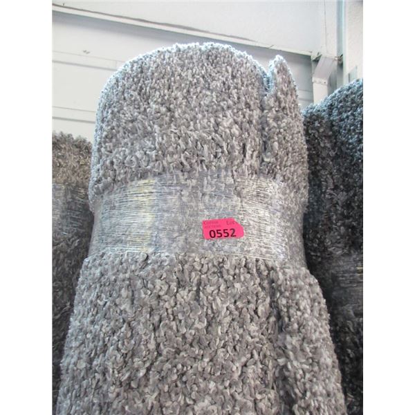 8' x 10' Grey Shag Area Carpet