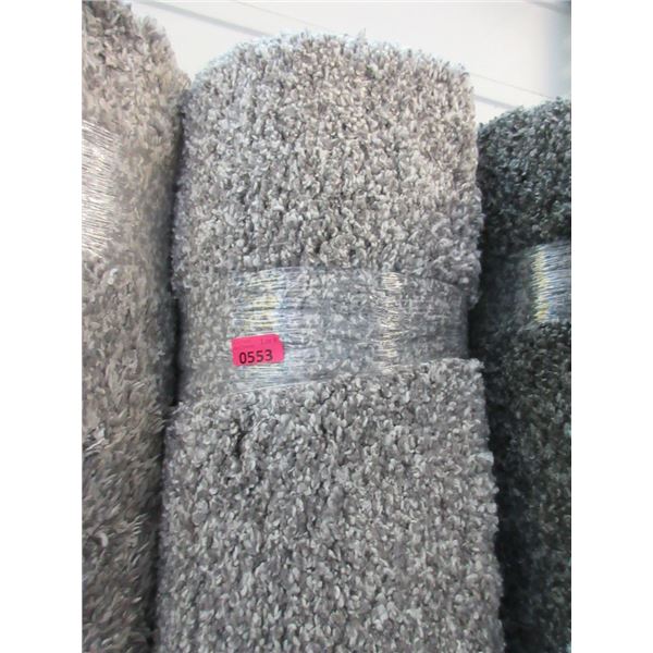 8' x 10' Grey Speckled Shag Area Carpet