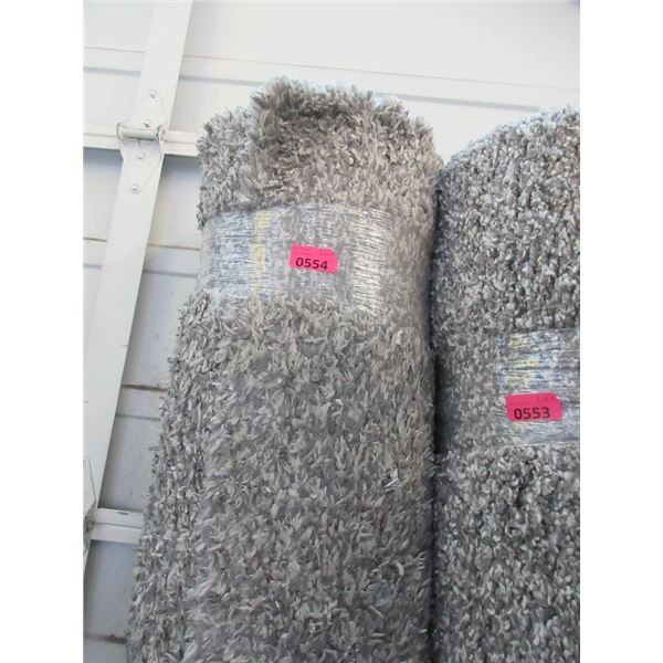 8' x 10' Grey Speckled Shag Area Carpet