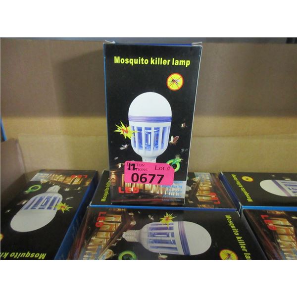 12 New 2-in-1 LED Mosquito Killer Bulbs