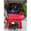 Image 1 : Tote & 3 Tool Boxes of Assorted Tools
