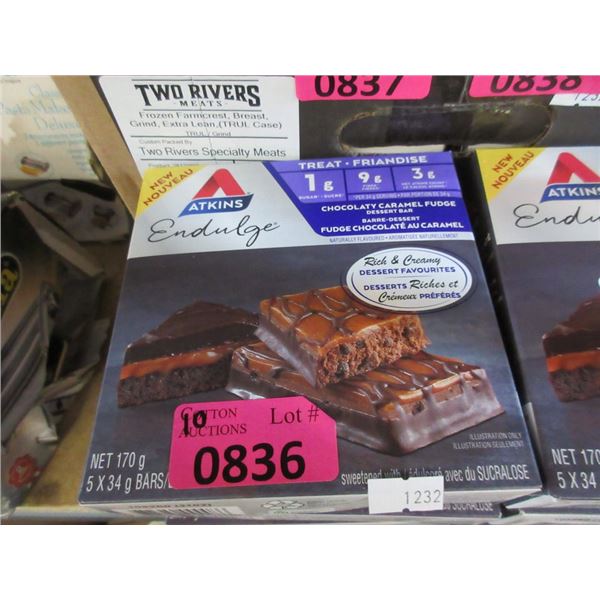 10 Boxes of Atkins Endulge Dessert Bars