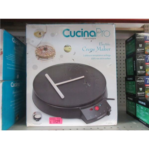 2 Cucina Pro Electric Crepe Makers