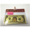 Image 1 : Five 24 KT Gold Foil Doge Novelty Notes