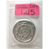 Image 1 : 5 Oz. Fine Silver Scottsdale Lion Button Round