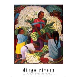 The Flower Vendor by Diego Rivera- Art Print