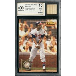 Hank Aaron Game Used Bat Mint 10 GGUM Card