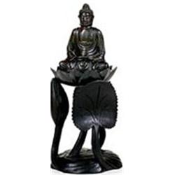 Ebony Carved Buddha Statue