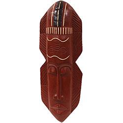 Hand-carved Wisdom Mask (Ghana)