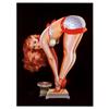 Image 1 : Pin-up Girl on Scale-by Driben- Giclee