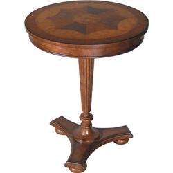 Marquetry Inlaid Side Table