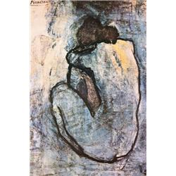 Blue Nude, Picasso- Poster