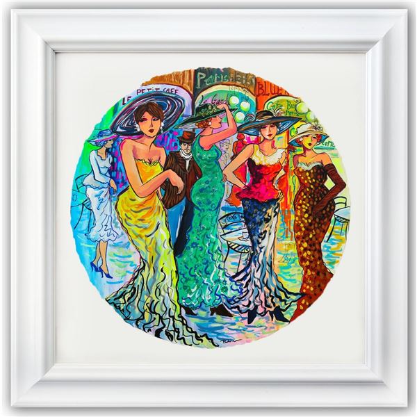 Patricia Govezensky- Original Watercolor "Party On"