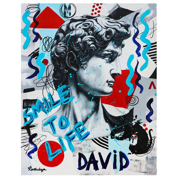 Nastya Rovenskaya- Mixed Media "David"