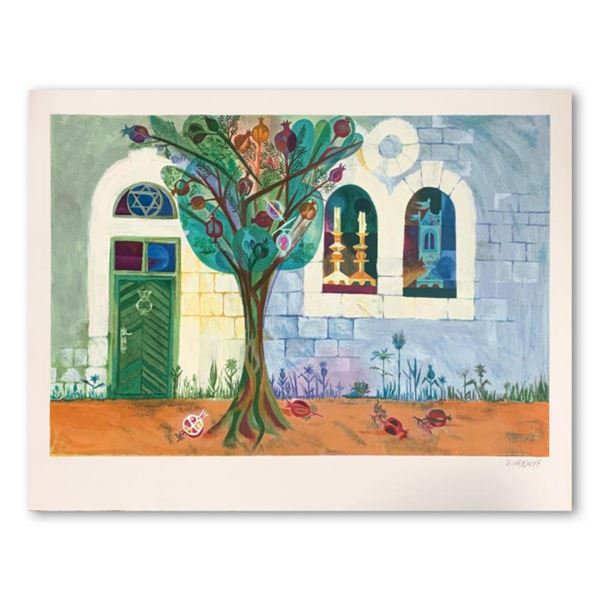 Eliezer Weishoff, Hand Signed Limited Edition Serigraph on Paper with Letter of Authenticity.