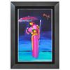 Image 1 : Peter Max- Original Mixed Media "Umbrella Man with Cane"