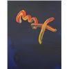 Image 3 : Peter Max- Original Mixed Media "Umbrella Man with Cane"