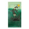 Image 1 : Steve Kaufman (1960-2010) "Tarot, The Fool" Hand Signed and Numbered Limited Edition Hand Pulled sil