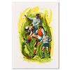 Image 1 : Harry Schaare (1922-2008), "Soccer" Limited Edition Serigraph, Numbered and Hand Signed with Letter 