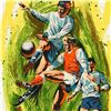 Image 3 : Harry Schaare (1922-2008), "Soccer" Limited Edition Serigraph, Numbered and Hand Signed with Letter 