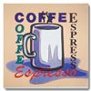Image 1 : Steve Kaufman (1960-2010) "ESPRESSO" Hand Signed and Numbered Limited Edition Hand Pulled silkscreen