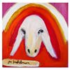 Image 1 : Menashe Kadishman- Original Acrylic on Canvas "Untitled"