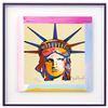 Image 2 : Peter Max- Original Lithograph "LIBERTY HEAD (Mini)"