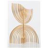 Image 1 : Yaacov Agam- 24-Karat gold-plated brass moveable multiple "Menorah"